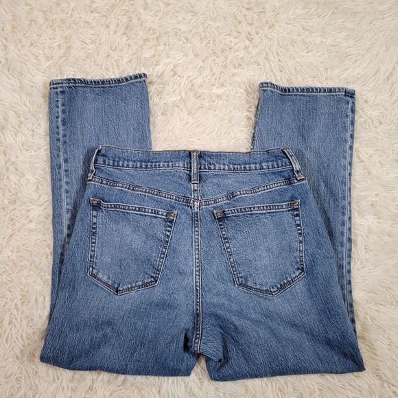 J. Crew High Rise Crop Flare Button Fly Jeans - Picture 2 of 8